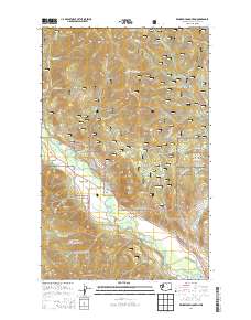 2014 Map of Rendevous Mountain, 2014 Print