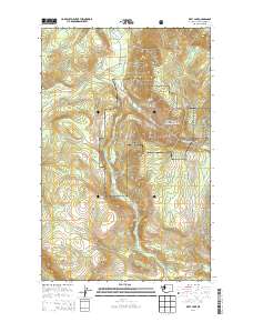 2014 Map of Riley Lake, 2014 Print
