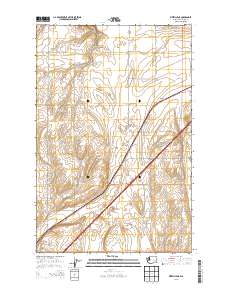 2013 Map of Ritzville NE, 2013 Print