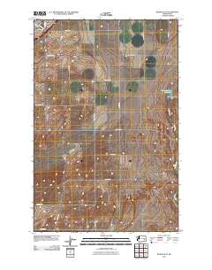 2011 Map of Ritzville SE, 2011 Print