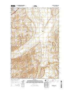 2013 Map of Ritzville SE, 2013 Print