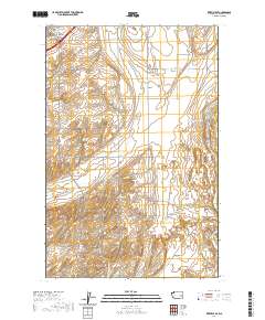 2020 Map of Ritzville SE, 2020 Print