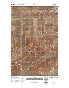 2011 Map of Ritzville SW, 2011 Print