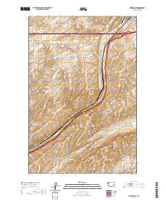 2020 Map of Ritzville SW, 2020 Print