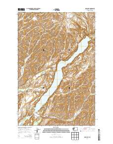 2014 Map of Rock Lake, 2014 Print
