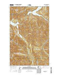 2014 Map of Ross Dam, 2014 Print