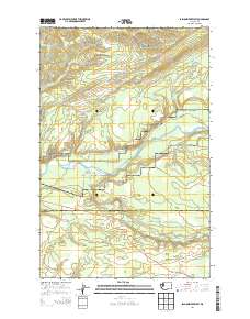 2014 Map of Salmon River West, 2014 Print