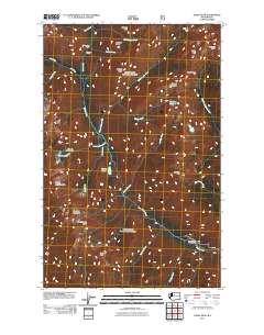 2011 Map of Saska Peak, 2011 Print