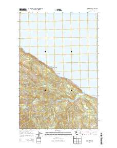 2014 Map of Sekiu River, 2014 Print