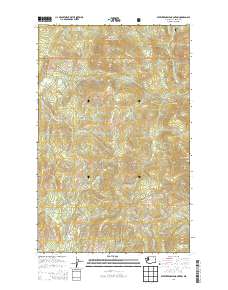 2014 Map of Seventeenmile Mountain, 2014 Print