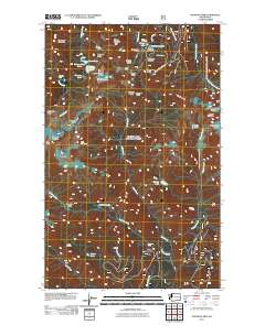 2011 Map of Shuksan Arm, 2011 Print