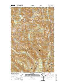 2014 Map of Shuksan Arm, 2014 Print