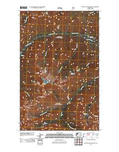 2011 Map of Silver Star Mountain, 2011 Print