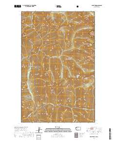 2020 Map of Skagit Peak, 2020 Print