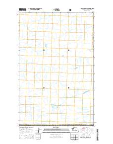 2014 Map of Skagit Peak OE N, 2014 Print