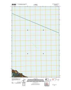 2011 Map of Slip Point, 2011 Print