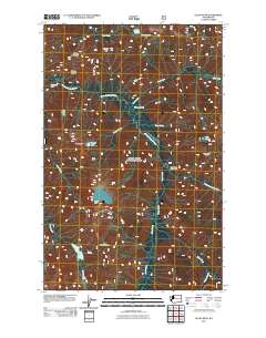 2011 Map of Sloan Peak, 2011 Print