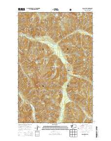 2014 Map of Sloan Peak, 2014 Print