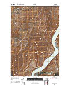 2011 Map of Snake River, 2011 Print