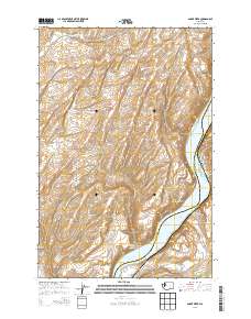 2013 Map of Snake River, 2013 Print