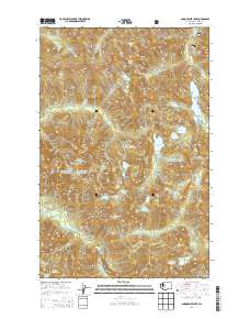 2014 Map of Snoqualmie Lake, 2014 Print