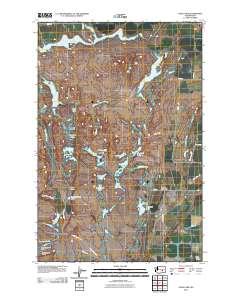 2011 Map of Soda Lake, 2011 Print
