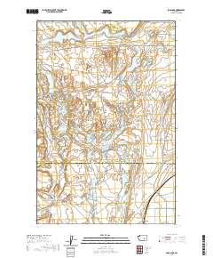 2020 Map of Soda Lake, 2020 Print