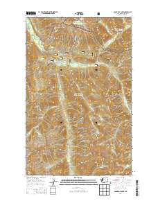 2014 Map of Sonny Boy Lakes, 2014 Print