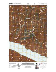 2011 Map of South Navarre Peak, 2011 Print