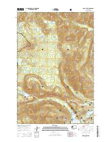 2014 Map of Spiral Butte, 2014 Print