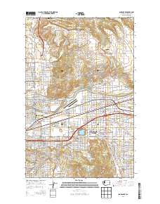 2014 Map of Spokane NE, 2014 Print