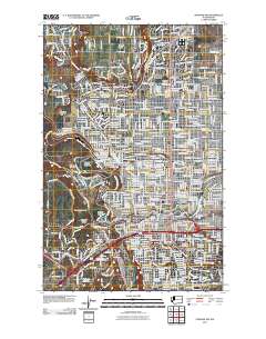 2011 Map of Spokane NW, 2011 Print