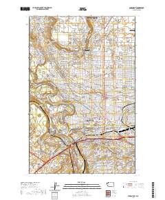 2020 Map of Spokane NW, 2020 Print