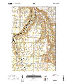 2020 Map of Spokane SW, 2020 Print