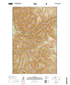 2020 Map of Spur Peak, 2020 Print