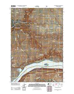2011 Map of Stacker Butte, 2011 Print