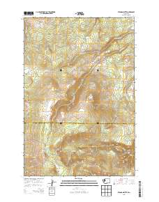 2013 Map of Stagman Butte, 2013 Print