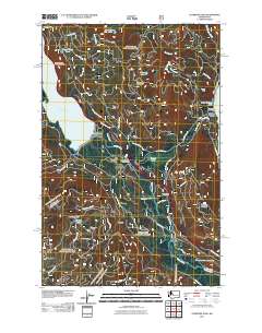 2011 Map of Stampede Pass, 2011 Print