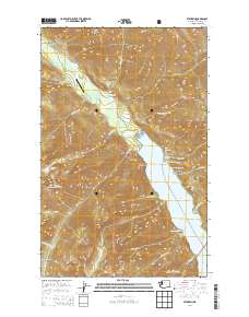 2014 Map of Stehekin, 2014 Print