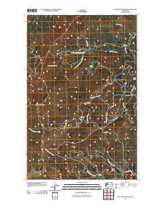 2011 Map of Stensgar Mountain, 2011 Print