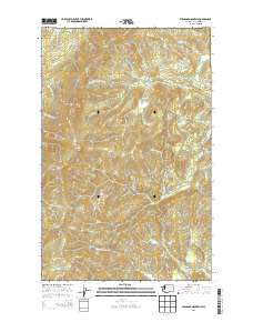 2014 Map of Stensgar Mountain, 2014 Print
