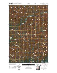 2011 Map of Stequaleho Creek, 2011 Print