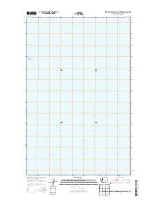 2014 Map of Strait of Georgia (All Water), 2014 Print