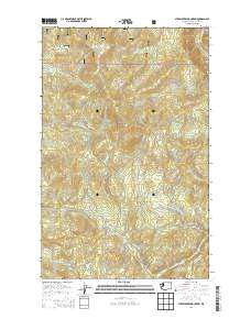 2014 Map of Strawberry Mountain, 2014 Print