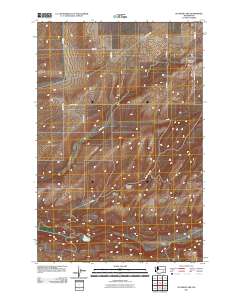 2011 Map of Sulphur Lake, 2011 Print