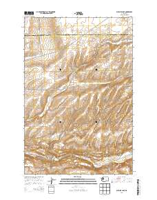 2013 Map of Sulphur Lake, 2013 Print
