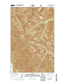 2014 Map of Sun Mountain, 2014 Print
