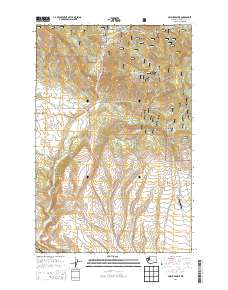 2014 Map of Swauk Prairie, 2014 Print