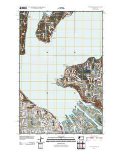 2011 Map of Tacoma North, 2011 Print