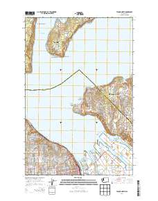 2014 Map of Tacoma North, 2014 Print